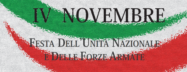 4 Novembre 2023-  Giornata dell'Unità Nazionale e delle Forze Armate