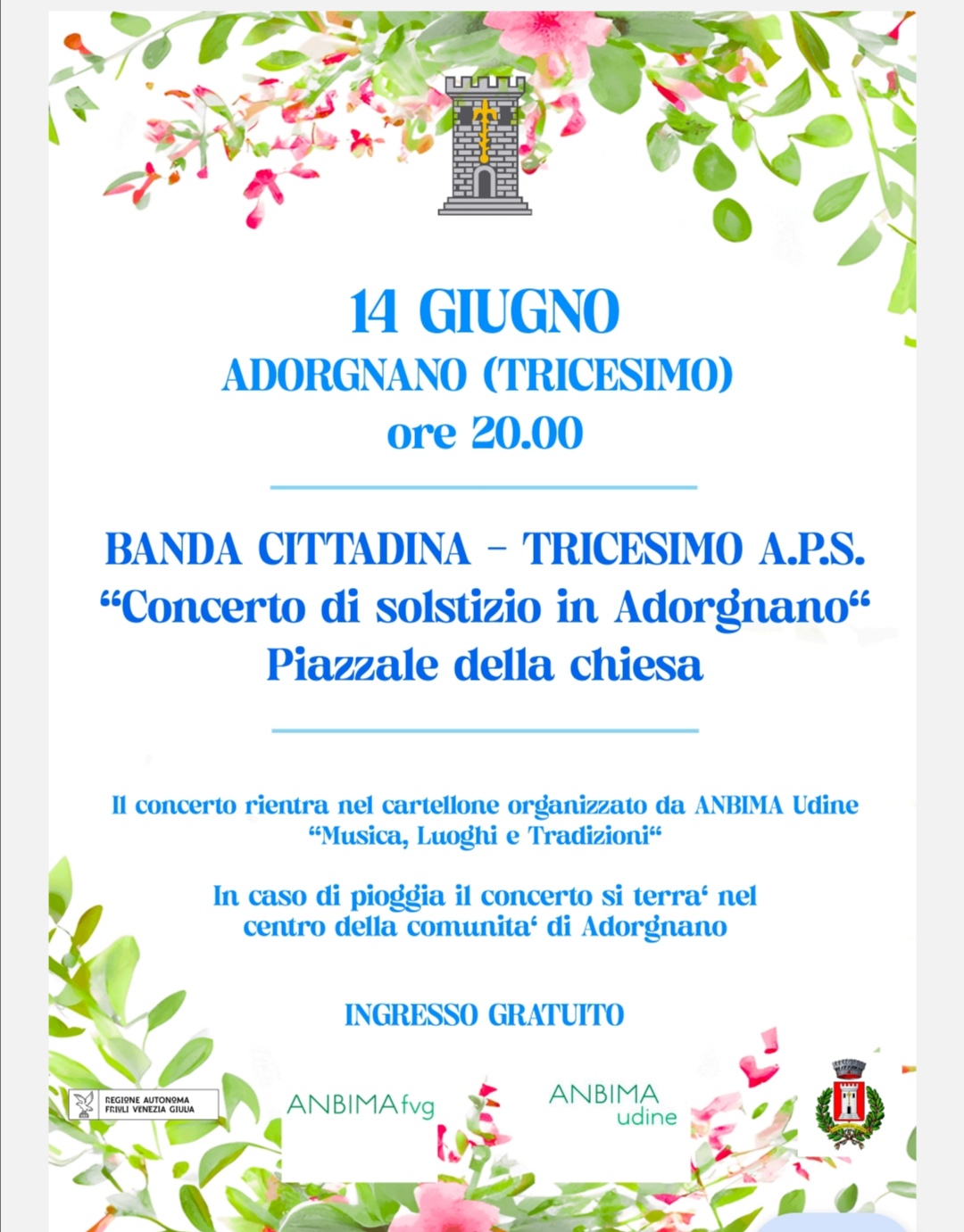 Concerto del solstizio in Adorgnano