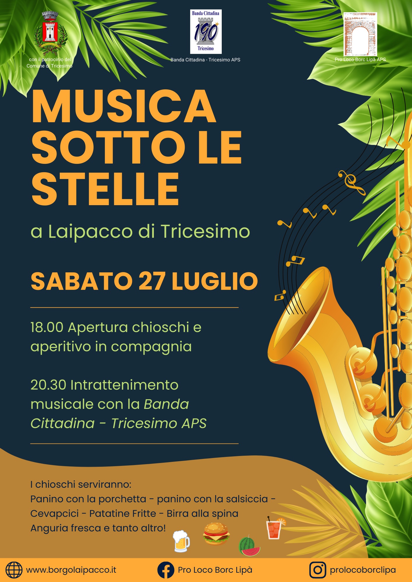 Musica sotto le stelle a Laipacco