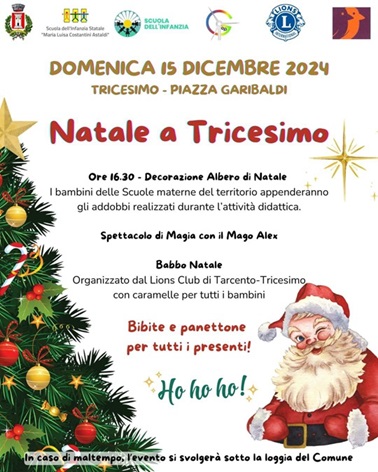 Natale a Tricesimo 2024